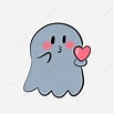 Paquete Emoji Fantasma Que Corazón PNG , Encantador, Víspera De Todos ...