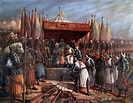 13 Guido di Lusignano rende le armi a Saladino dopo la disastrosa ...