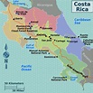 Costa Rica Regions Map - MapSof.net