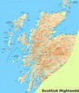 Scottish Highlands Map - Ontheworldmap.com