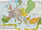 Segundo de Sociales: MAPA EUROPA SIGLOS XII-XIII