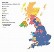 UK general election 2015 - map of Britain: Constituency cartography ...
