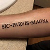 Top 101 Best Sic Parvis Magna Tattoo Ideas - [2021 Inspiration Guide]