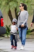 Sandra Bullock hits the bowling alley with son Louis | Daily Mail Online