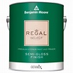 Benjamin Moore Regal Select Semi-Gloss White Paint and Primer Interior ...