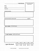 Book Review Template Printable