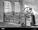 James Hargreaves, Spinning Jenny, 1764 Stock Photo - Alamy