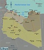 Detailed regions map of Libya with all cities. Libya detailed regions ...