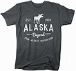 Show off some state pride or just your love for Alaska in this t-shirt ...