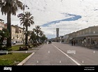 Viareggio Strandpromenade und Uhrturm, Lucca, Toskana, Italien ...