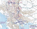 Map of Serbia and the Salonika Expedition - 1915