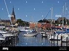 boat harbor, flensburg, boat harbors, flensburgs Stock Photo - Alamy