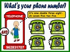 What’s your phone number - online presentation