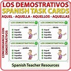 Spanish Task Cards – Aquel, Aquella, Aquellos, Aquellas | Woodward Spanish