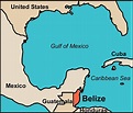 Kaart van Belize Belize land kaart (Midden-Amerika - Amerika)