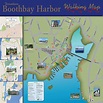 Boothbay Harbor, ME walking map | Walking map, Map, New england coast