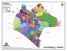 Mapa para imprimir de Chiapas Mapa en color de los municipios de ...
