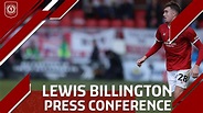 PRESS CONFERENCE | Lewis Billington Previews Notts County Clash - YouTube