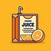 Orange Juice cartoon vector icon illustration isolated object 6483572 ...