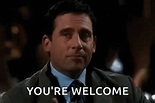 Michael Scott Youre Welcome GIF - Michael Scott Youre Welcome Wink ...