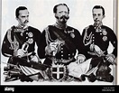 Umberto I di Savoia, Vittorio Emanuele II di Savoia e Amedeo di Savoia ...