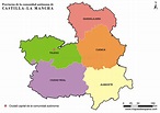 Mapa provincias de Castilla-La Mancha