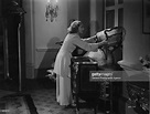 Diana Churchill barricading her door in the film 'Jane Steps Out ...