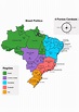 Pedagogas da paz: Mapa Politico do Brasil Colorido para imprimir - Mapa ...
