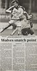 Match Report: Luton Town vs Wolverhampton Wanderers 1994/1995 | Hatters ...