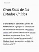 Gran Sello de Los Estados Unidos - Wikipedia, La Enciclopedia Libre ...