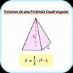 Volumen de una pirámide cuadrangular (ejemplo y calculadora)
