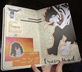 Aizawa journal page | Hacer portadas de libros, Cuaderno de recortes ...