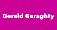 Gerald Geraghty - Spouse, Children, Birthday & More