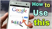 How to Use Google Image Search - On Android - YouTube