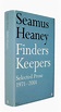 Finders Keepers: Selected Prose 1971 - 2001. - Raptis Rare Books | Fine ...