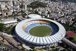 Aerial View Of The Maracanã Stadium In Rio de Janeiro, The Site Of The ...