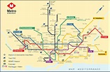 Plano del Metro de Barcelona #infografia #infographic #maps - TICs y ...