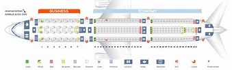 Seat map Airbus A330-300 "American Airlines". Best seats in the plane