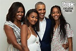 Barack Obama Shares New Family Photo, Says Sasha and Malia Are Friends