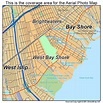 Aerial Photography Map of West Bay Shore, NY New York