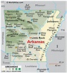 Arkansas Map Of Cities - Map Of Western Hemisphere