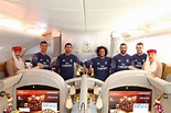 In pictures: Emirates unveils a new Real Madrid A380 plane ...