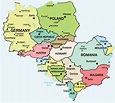 Map of Central Europe, Central Europe Political Map, Central Europe ...