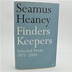 Finders Keepers. Selected Prose (1971- 2001) - Ulysses Rare Books