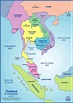Map of Thailand, Thailand map and travel guide