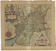 Antique Map of Gloucestershire by Camden (c.1607)