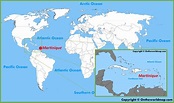Martinique Map | France | Maps of Martinique Island