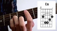 cm chord: A quick/easy way to play the cm chord - YouTube
