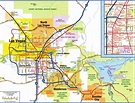 Las Vegas NV city map. Free printable detailed map of Las Vegas city Nevada