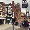 Chester una ciudad de Inglaterra de aspecto medieval y que parece de ...